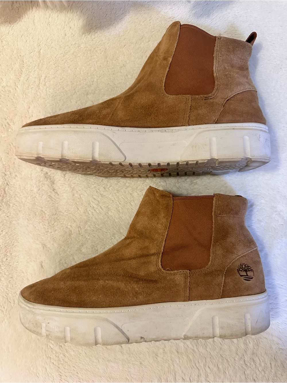 Timberland ReBOTL Suede Chelsea Platform Ankle Boots Women’s US 10 EU Casual